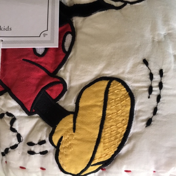 Pottery Barn Kids Disney Mickey Mouse Patchwork Full/Queen Quilt & Shams Set - Picture 7 of 16